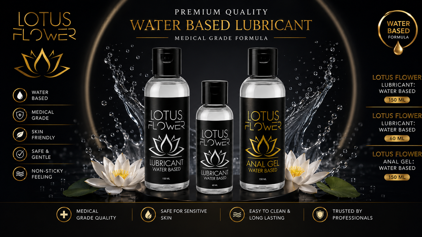 Lotus Flower Water-Based Anal Gel 150 ml