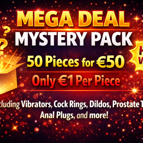 Mega Deal Mystery Pack – 50 Adult Toys for Just €50!