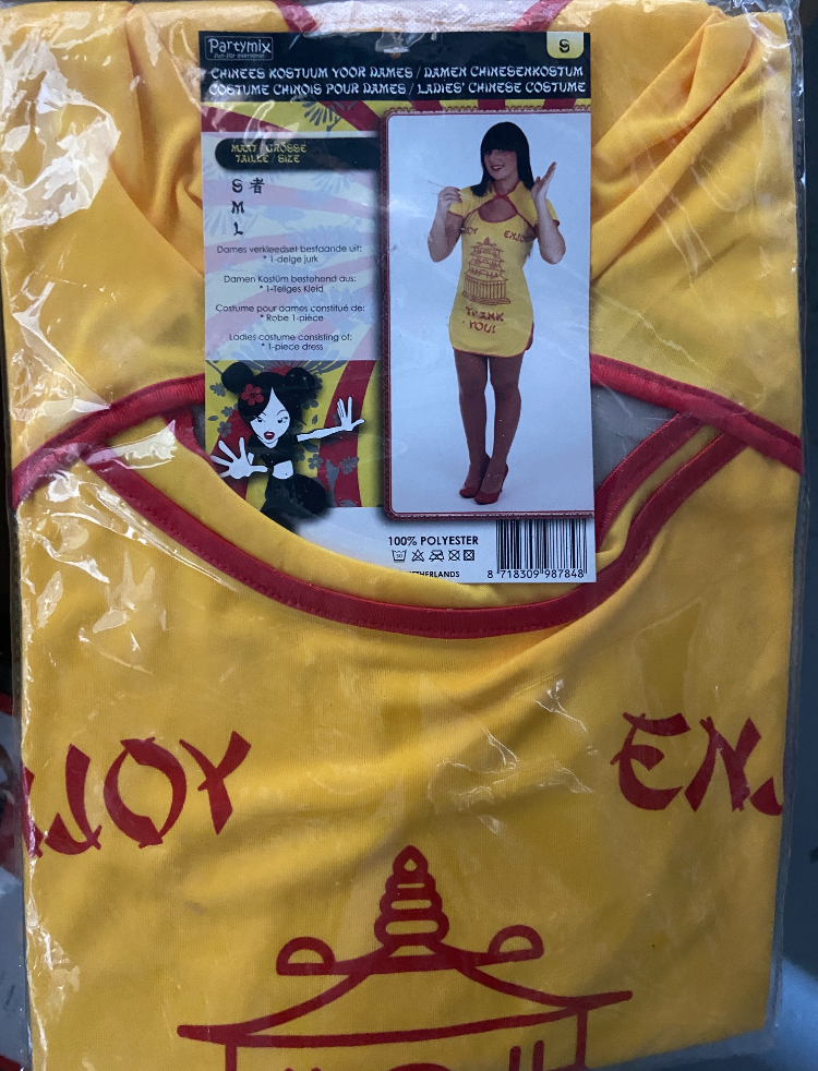 Role Play Lingerie – Hot Chinese Girl Dress – Sexy Oriental Costume – Sizes S/M/L
