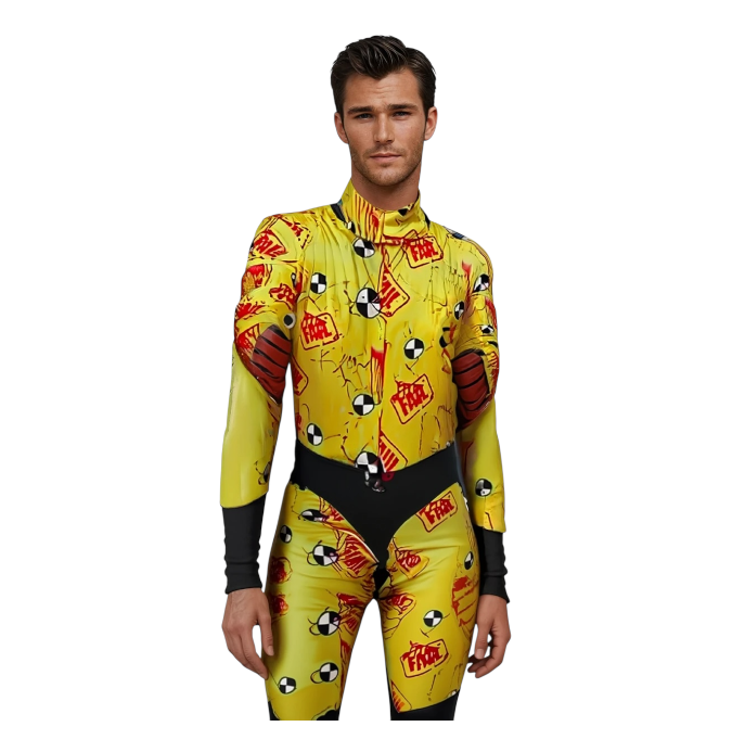 Role Play Male – Crash Test Hot Pilot Dummy Costume – Sexy Male Costume – Sizes S/M/L