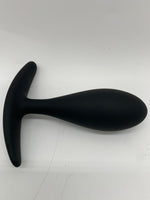Argus T-Plug Silicone Large Size 10 Cm - Black - Packed in Strong Blister - AT 001115