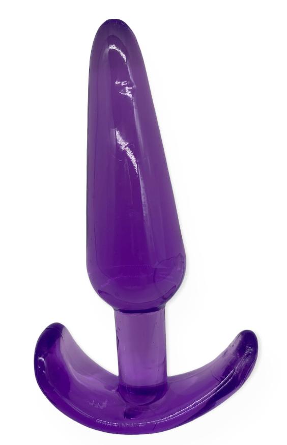 Argus - T-Plug Silicone Smooth Plug - Purple - Packed in Strong Blister - AT 001122
