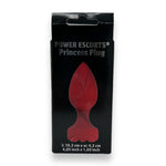 Power Escorts - BR313 - Princess Plug -  Remote Rose Design Plug - USB Rechargeable - 10 Functions - Two Colors