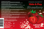 Power Escorts - DR06 - Strawberry Lubricant – Slide & Play – Waterbased – 100ml