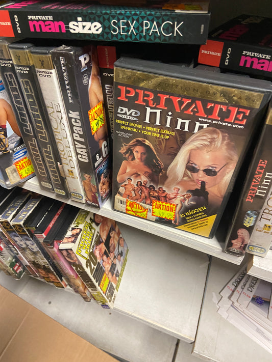 Dvd Private Boxes 3/ 4 Disc in Box  10 Titles Pack with price sticker