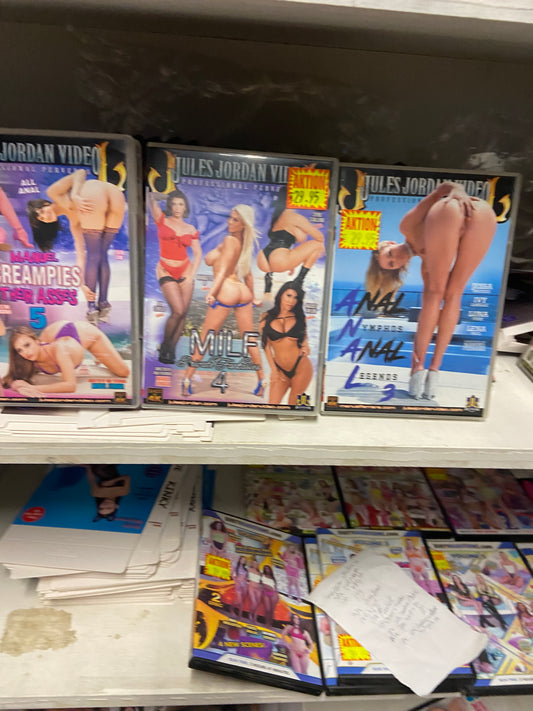 Dvd Jules Jordan 48 Titles Pack with price sticker