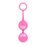 Power Escorts - BR273 - Funballs Allison - Duo Kegal Balls - Silicone - Pink
