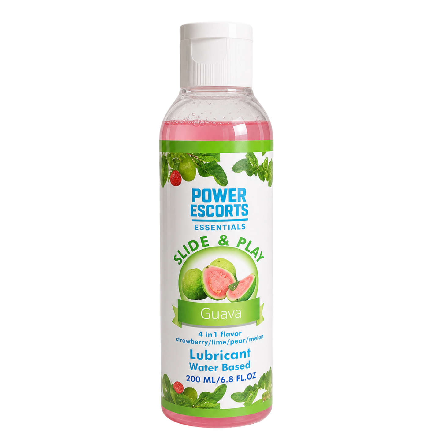Power Escorts - 9 Bottles Pack 200 ML Water Based Lubricant Slide & Play Personal Lube - 9 FLAVOURS