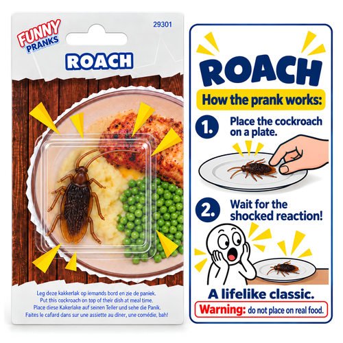 Funny Pranks - FT107 - Fake Cockroach – Realistic Roach Practical Joke