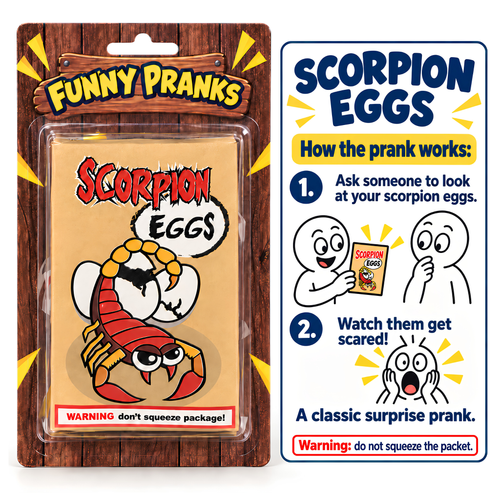 Funny Pranks - FT108 - Scorpion Eggs – Classic Surprise Prank