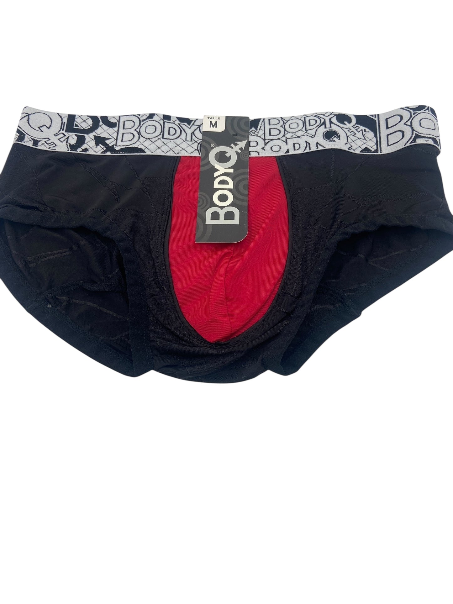BodyQ Male Lingerie - Sexy Men’s Underwear Boxer – Black Red  - S/ M / L / XL