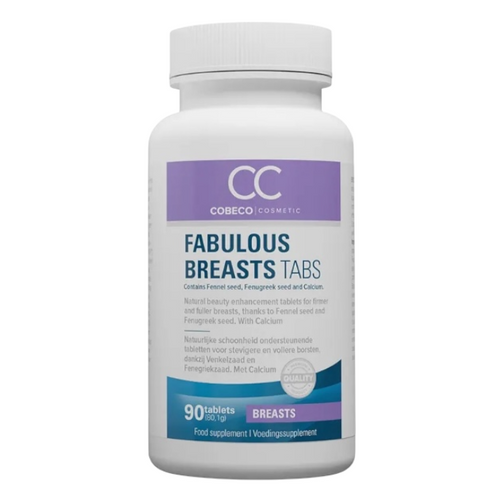 Cobeco - Fabulous Breast Pack - 90 Capsules - Food Supplement with Fenugreek & Calcium