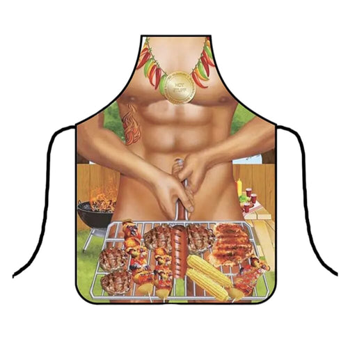 Kinky Pleasure - AX040 - Apron Sexy BBQ Man Medal
