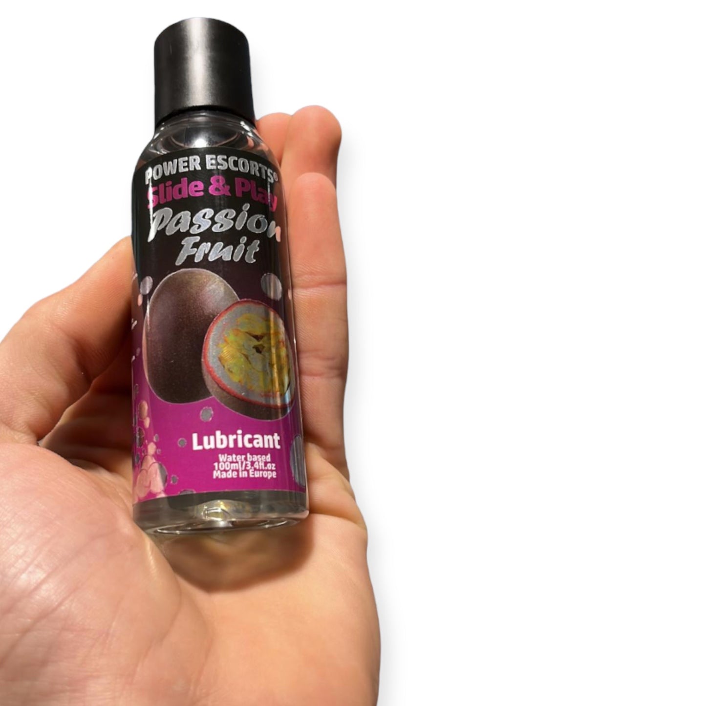 Power Escorts - DR05 - Passion Fruit Lubricant 100 ML - Slide & Play - Waterbased