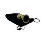 Power Escorts - BR211 Mblack - Diamond King Gold Anal Plug Medium Black Stone - Diameter 3.5 cm - Length 8.5 cm