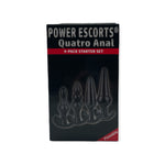 Power Escorts - BR274 - Quatro Anal Plugs 4 Pack Starter Set - 4 different sizes - attractive Colour box