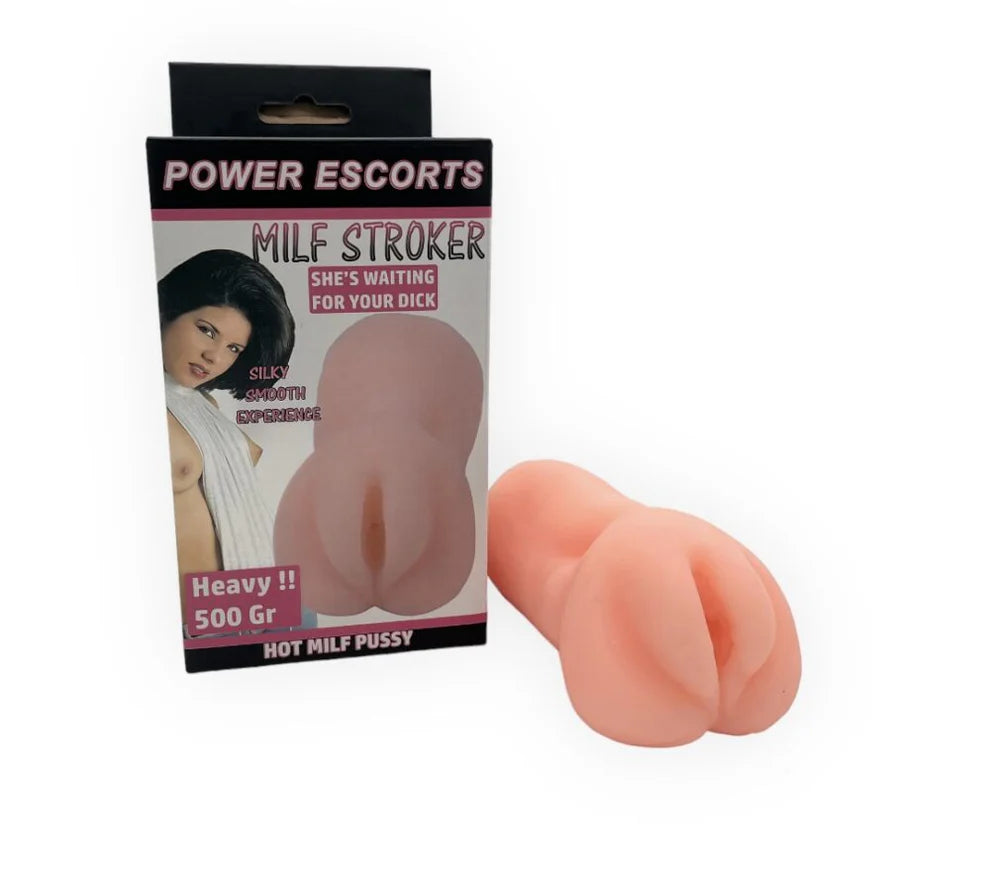 Power Escorts Masturbator Set – 9 Pieces – Teen, Pussy & Milf Strokers – Realistic Vagina – 500g Each