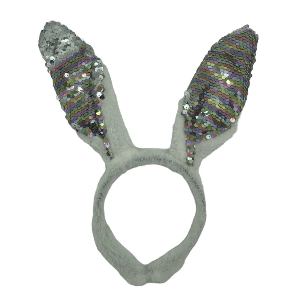 Kinky Pleasure - PL104 - Role Play - Bunny Ears Zilver & Pastel
