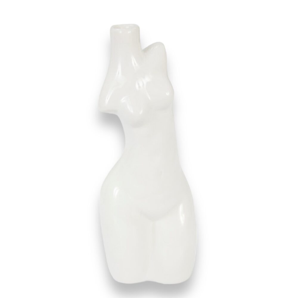 Kinky Pleasure - P001 - The Woman Body Vase - White - 1 Piece