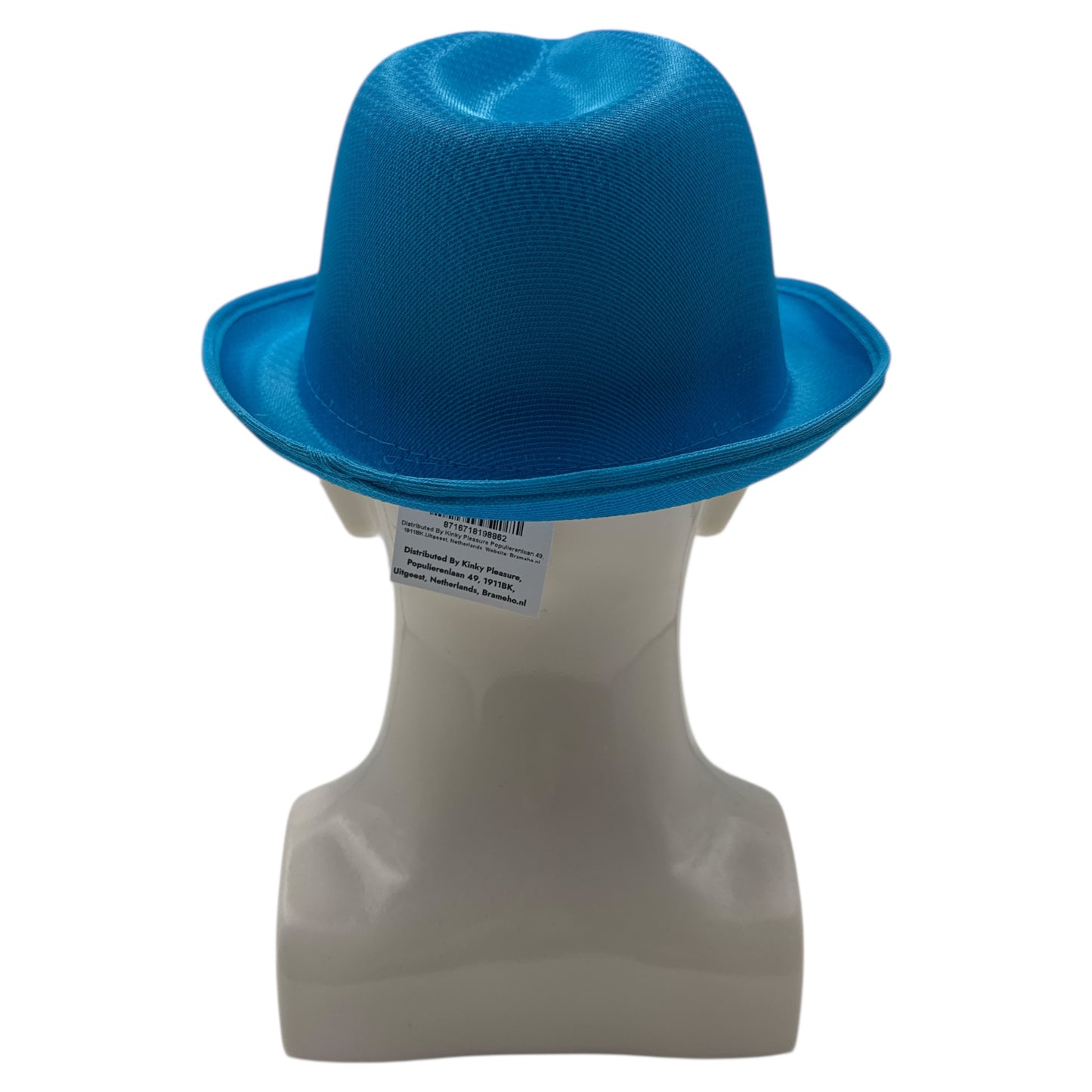 Kinky Pleasure - DS068 - Boobie Party Hat – Blue Fedora with Plush Breasts
