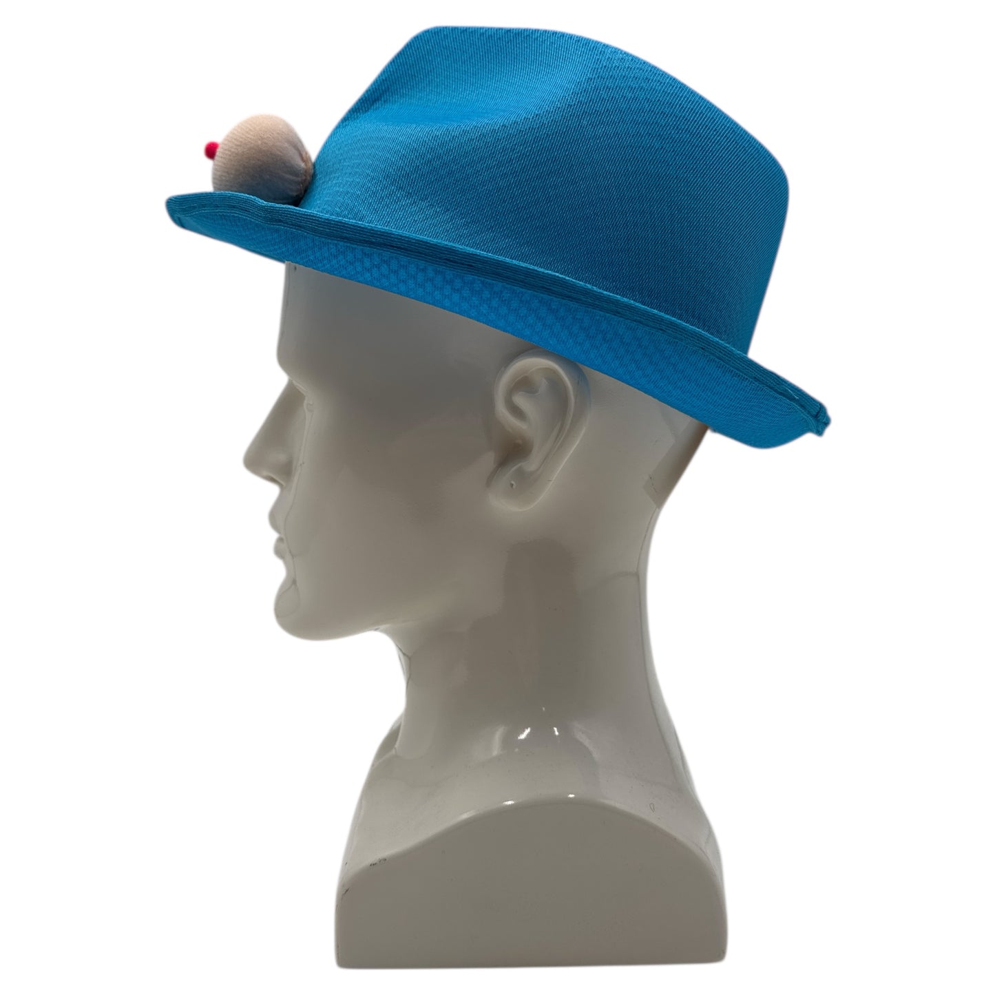 Kinky Pleasure - DS068 - Boobie Party Hat – Blue Fedora with Plush Breasts