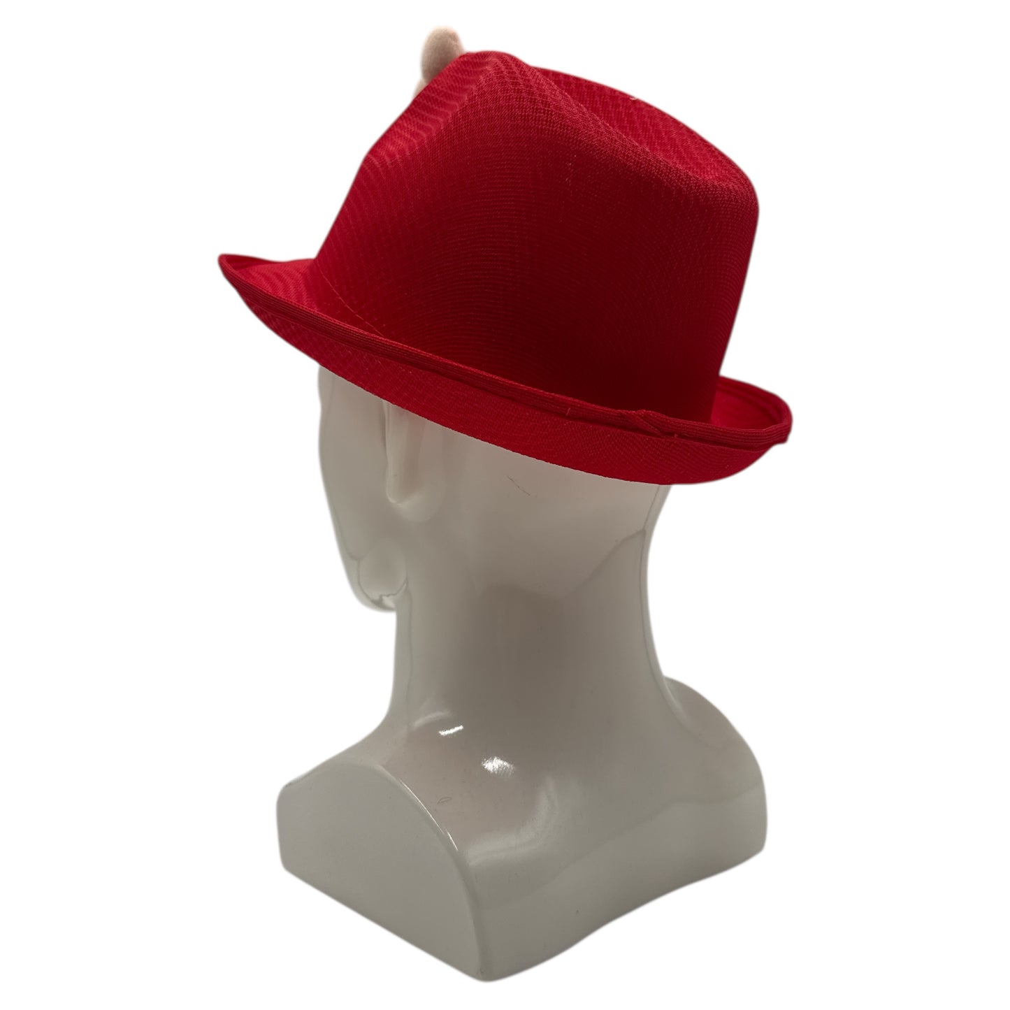 Kinky Pleasure - DS067 - Penis Party Hat – Red Fedora with Plush Willy