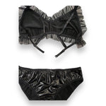 Kinky Pleasure - S013 - Wetlook - Lingerie Set - Black - Size: Large 40/42 - BULK