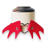 Kinky Pleasure - S010 - Choker - Heart With Red Wings