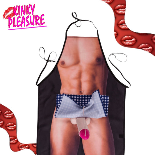 Kinky Pleasure - OB038 - Apron Sexy Men's Body