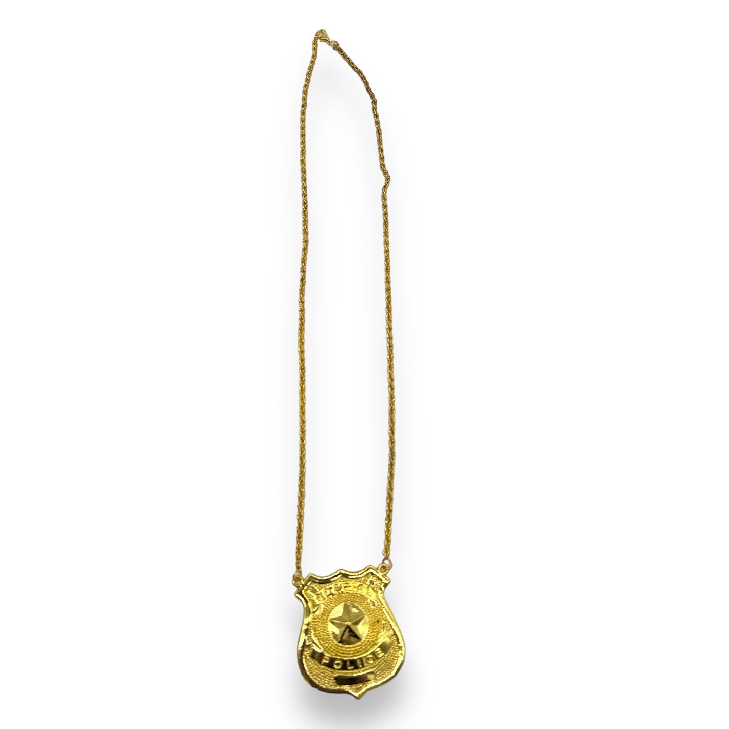 Kinky Pleasure - FT101 - Special Police Badge Necklace  - Gold