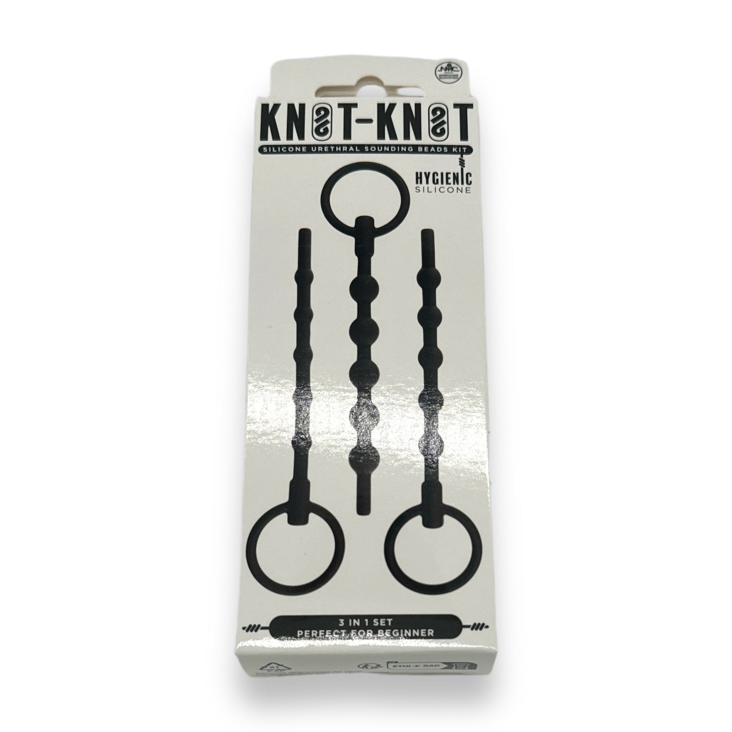 Trendy Deals - TD27247 - Knot Knot Silicone Plug 3 Pack Urethral Set