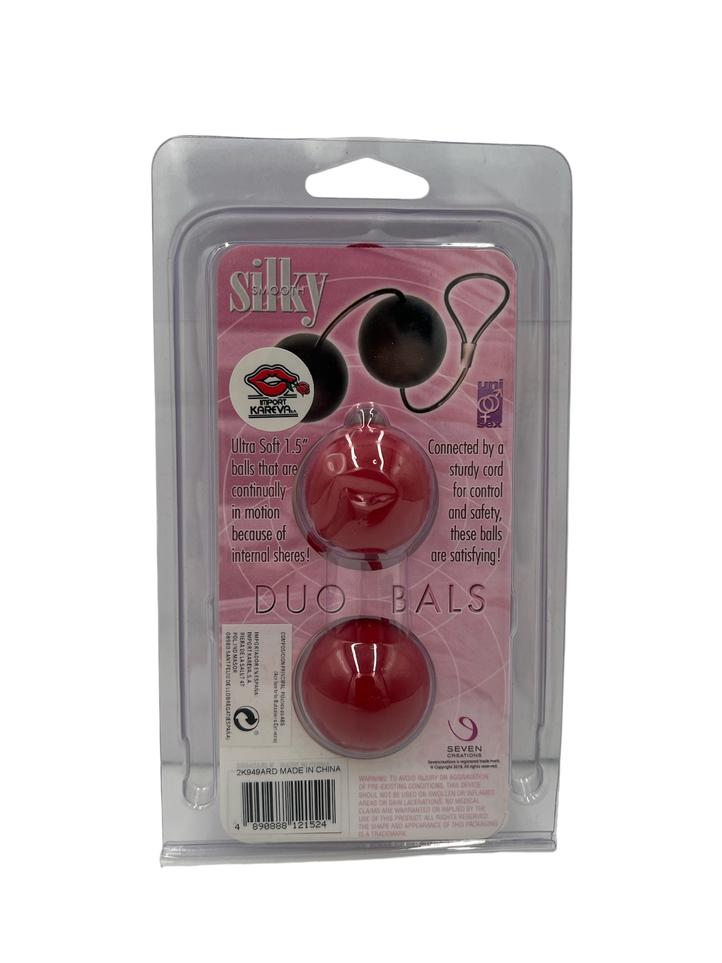 Trendy Deals - TD20064- Silicone Silky Kegal balls Red