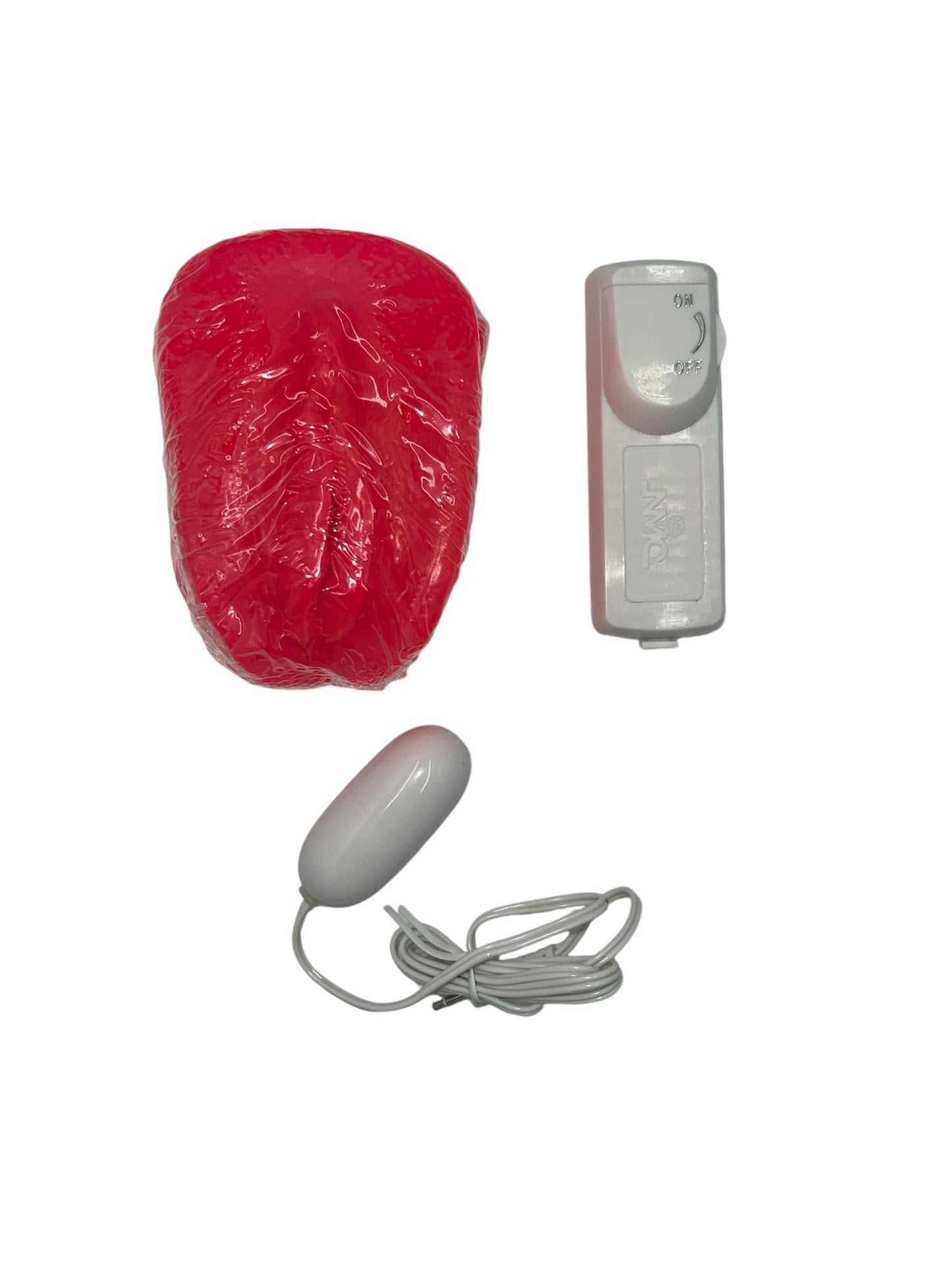 Trendy Deals - TD15047 - Vagina Jelly Pink Vibrating Masturbator Pal