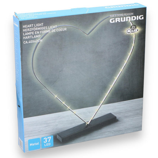 Kinky Pleasure - ED030 - Grundig Heart Light - Romantic 37 LED Illumination, 40x42cm