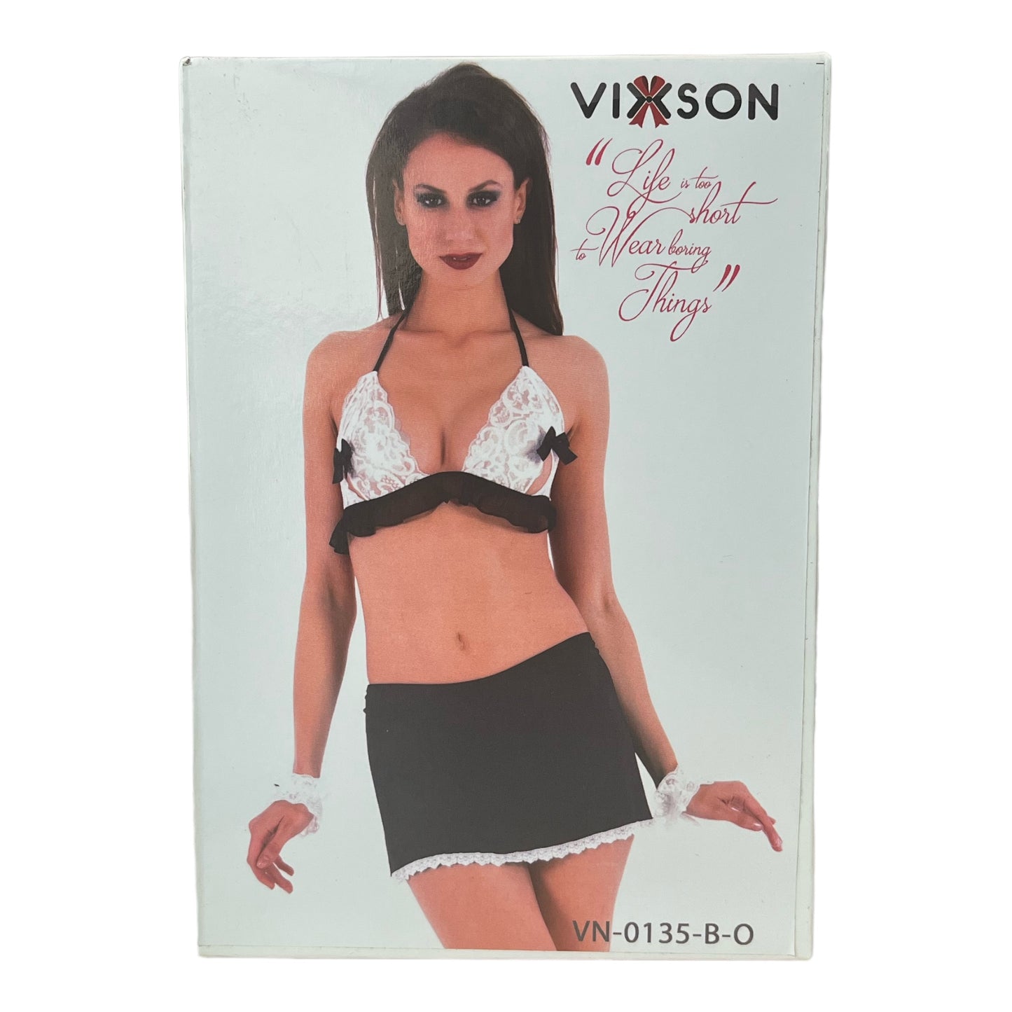 Vixson - VN-0135 - Female Lingerie - One Size S-L - Black And White