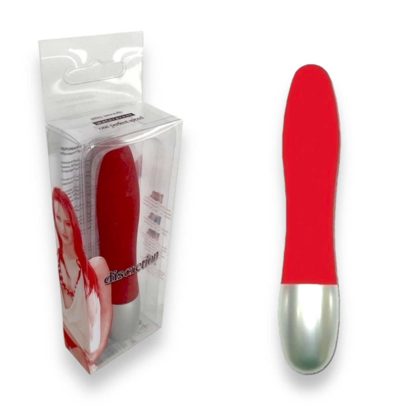 Trendy Deals - TD13241- Discretion Mini Vibrator 13 CM / 5 Inch - Red