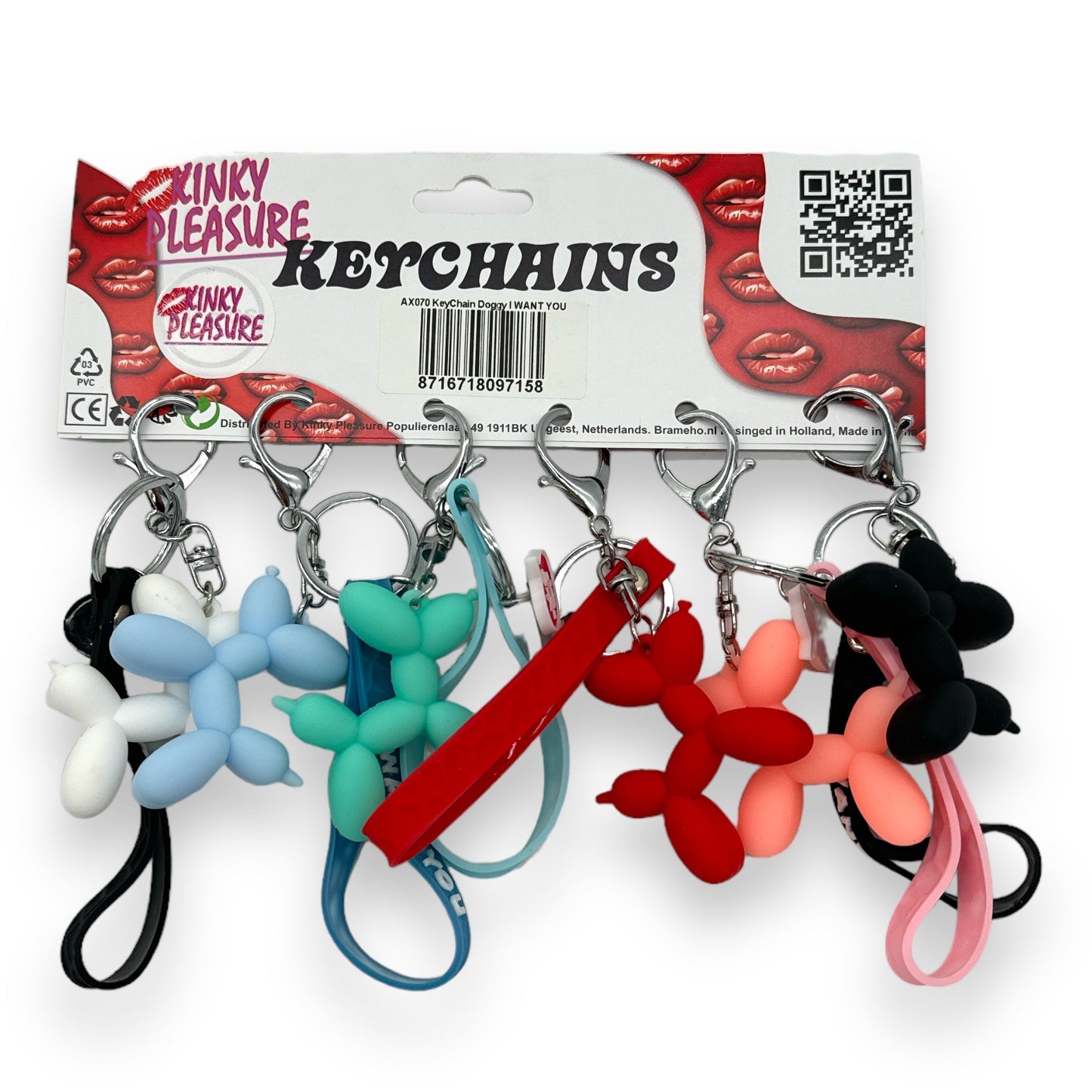 Kinky Pleasure - AX070 - Keychain Doggy I WANT YOU