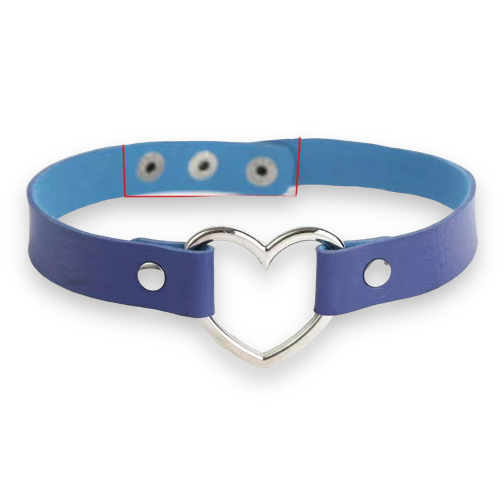 Kinky Pleasure - T008 - Sexy Punk Style Choker - 12 Colours - 40cm