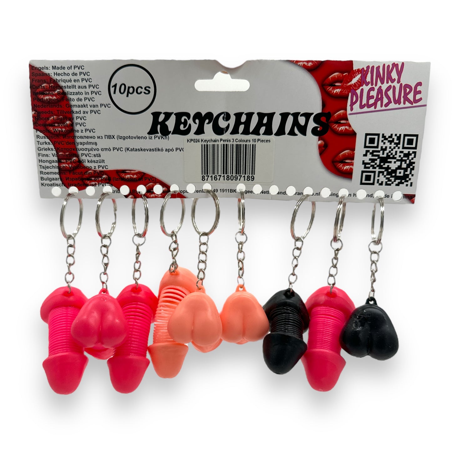 Kinky Pleasure - KP024 - Keychain Penis - 3 Colours