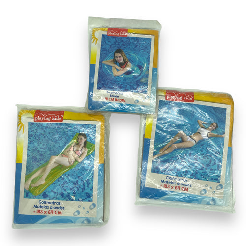 Timmy Toys - KV004 - Blow Up Matras - 168x69cm - 2 Colours - 2 Models