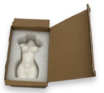 Kinky Pleasure - T029 - Woman Body Vase - White - 12x5.5cm