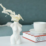 Kinky Pleasure - T029 - Woman Body Vase - White - 12x5.5cm