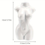 Kinky Pleasure - T029 - Woman Body Vase - White - 12x5.5cm