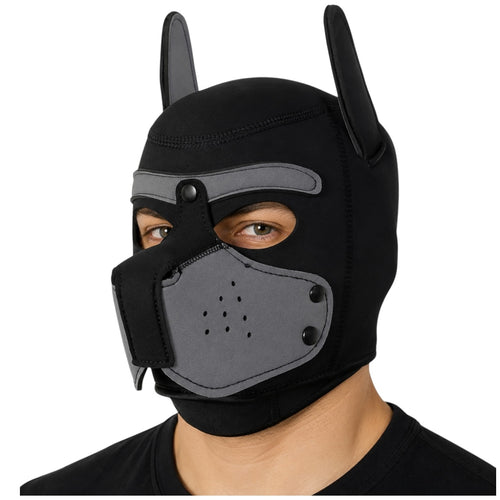 Kinky Pleasure - KPPP010 - Puppy Play Dog Mask – Gray