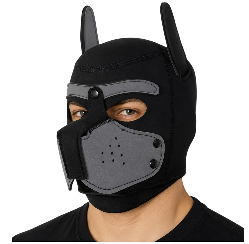 Kinky Pleasure - KPPP010 - Puppy Play Dog Mask – Gray