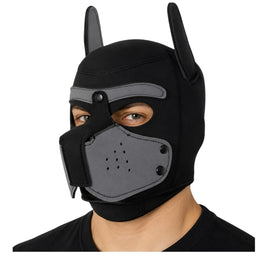 Kinky Pleasure - KPPP010 - Puppy Play Dog Mask – Gray