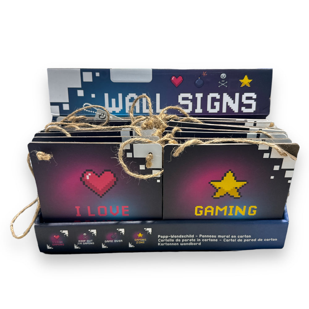 Timmy Toys - B100 - Gaming Wall Sings - 4 Models