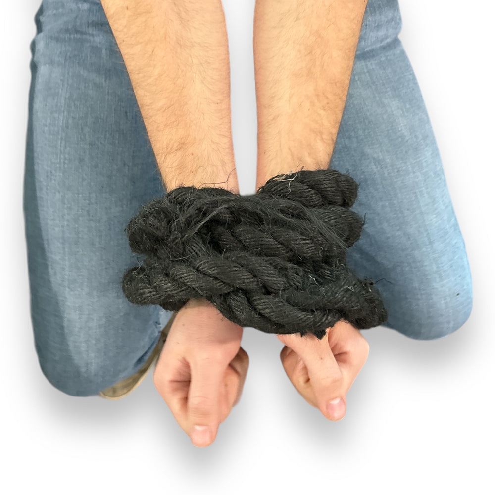 Kinky Pleasure - AC003 - Bondage Jute Rope - 275cm - Black
