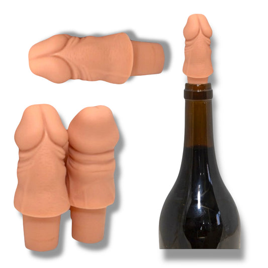 Kinky Pleasure - DS021 - Penis Wine Bottle Stopper - Fun and Functional