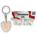 Kinky Pleasure - OB126 -Keychain Stone Heart - 3 Colours